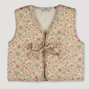 Girl Floral Infant Fleece Vest - Early Sunday - 1 of 2