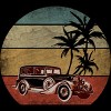 Men's Design By Humans vintage classic retro car By punsalan T-Shirt - 2 of 2
