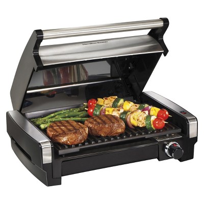 Hamilton Beach Indoor Grill Stainless-Steel 25332 - Best Buy