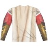 Men's Shazam Movie Shazam Uniform (Front Back Print) Long Sleeve Costume T-Shirt - 3 of 4
