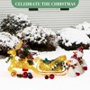 TackView Gold Reindeer and Sleigh Set for Christmas decorations, Metal Frame Christmas Elk Ornaments, Iron Xmas Centerpiece for Home Decor - 3 of 4