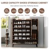 Coolmee Large Shoe Cabinet with 3 Doors, 6-Tier Entryway Shoe Storage with Adjustable Shelves, Freestanding Shoes Rack for Hallway, Living Room - 4 of 4