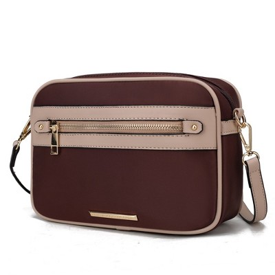 MKF Collection Jimena Vegan Leather Women’s Shoulder Bag by Mia K- Coffee Taupe