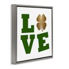 Stupell Industries St Patrick's Day Clover Love, 18" x 18" - 3 of 4