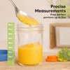4pk Prep Baby Food Storage Containers, 8 oz Leak-Proof, BPA Free Glass Baby Food Jars for Feeding - 4 of 4