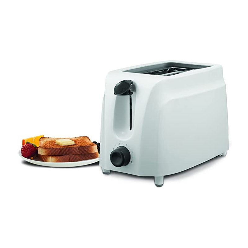 Brentwood 2 Slice Cool Touch Toaster in White, 5 of 7