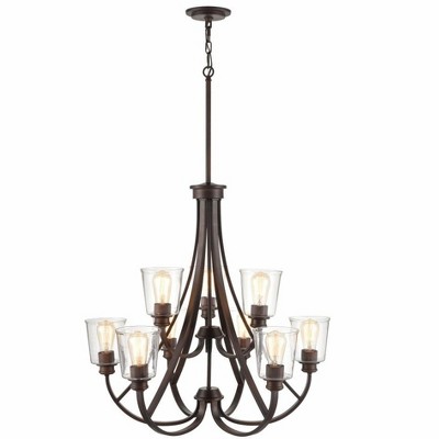 Millennium Lighting Forsyth 9 - Light Chandelier , Rubbed Bronze : Target