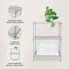 Design Ideas MeshWorks 3 Tier Full-Size Metal Storage Shelving Unit Rack - 2 of 4