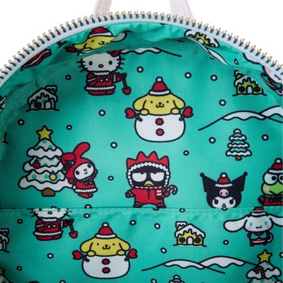 Loungefly Sanrio Hello Kitty Winter Wonderland Red Mini Backpack - image 5