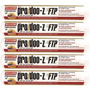 Wooster Genuine 14" Pro/Doo-Z FTP 3/8" Nap 5-Pack Roller Cover - RR666-14-5PK - 1 of 2