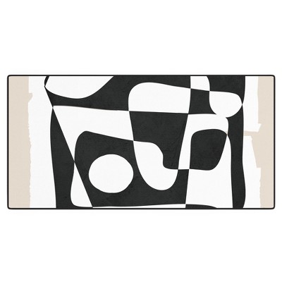 Nadja Shape Form I Desk Mat - Deny Designs