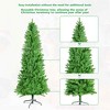 Racxily5FTClassic Pencil Christmas Tree-Realistic Fluffy Look,Sturdy Plastic Bracket, Non-Toxic,Elegant Style,Home Corners,Halloween/Christmas,Green - 4 of 4