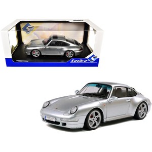 1996 Porsche 911 (993) 4S Polar Silver Metallic 1/18 Diecast Model