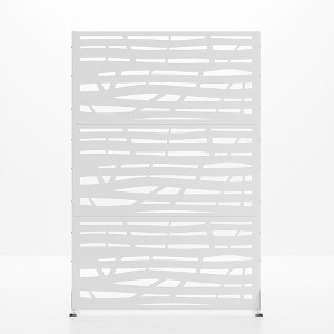 Wooakway 72"H 47"W Outdoor Metal Garden Trellis Privacy Screen Lattice Panel Indoor Room Divider - 1 of 4
