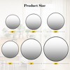 Bathroom mirror, metal frame mirror, high-definition eco-friendly wall-mounted vanity mirror, can be hung horizontally or vertically. - 2 of 4