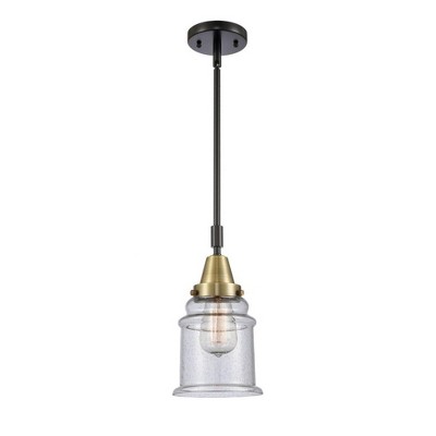 Canton - 1 Light Stem Hung Mini Pendant In Industrial Style-11.13 Inches Tall and 6.5 Inches Wide