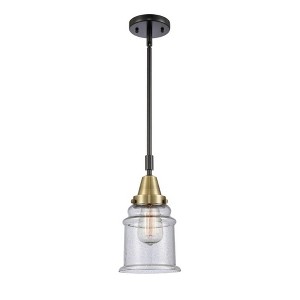Canton - 1 Light Stem Hung Mini Pendant In Industrial Style-11.13 Inches Tall and 6.5 Inches Wide - 1 of 1