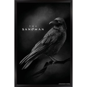 Trends International DC The Sandman (2022) - Matthew The Raven Framed Wall Poster Prints - 1 of 4