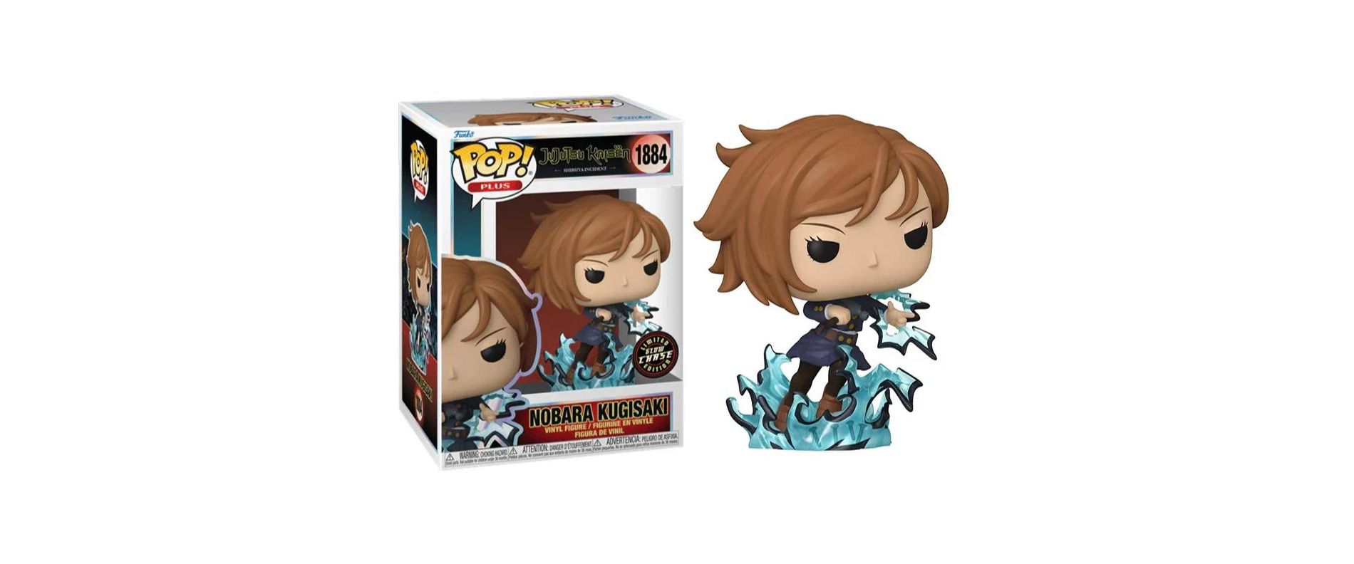 Funko Pop! Plus: Animation: Jujutsu Kaisen - Nobara Kugisaki Glow Chase - Vinyl Figure #1884 #85826