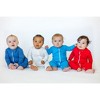 City Threads USA-Made Organic Cotton Super-Soft Footless Zip Footie - 2 of 4