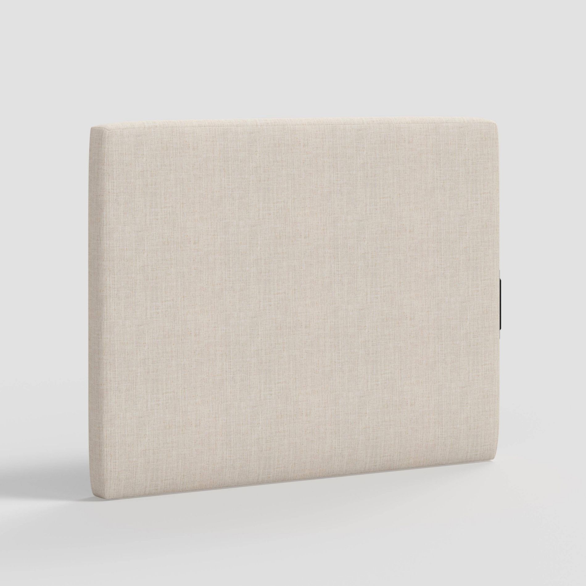 Twin Lia Square Stick-on-the-Wall Dorm Headboard USB Classic Linen Talc - Threshold™