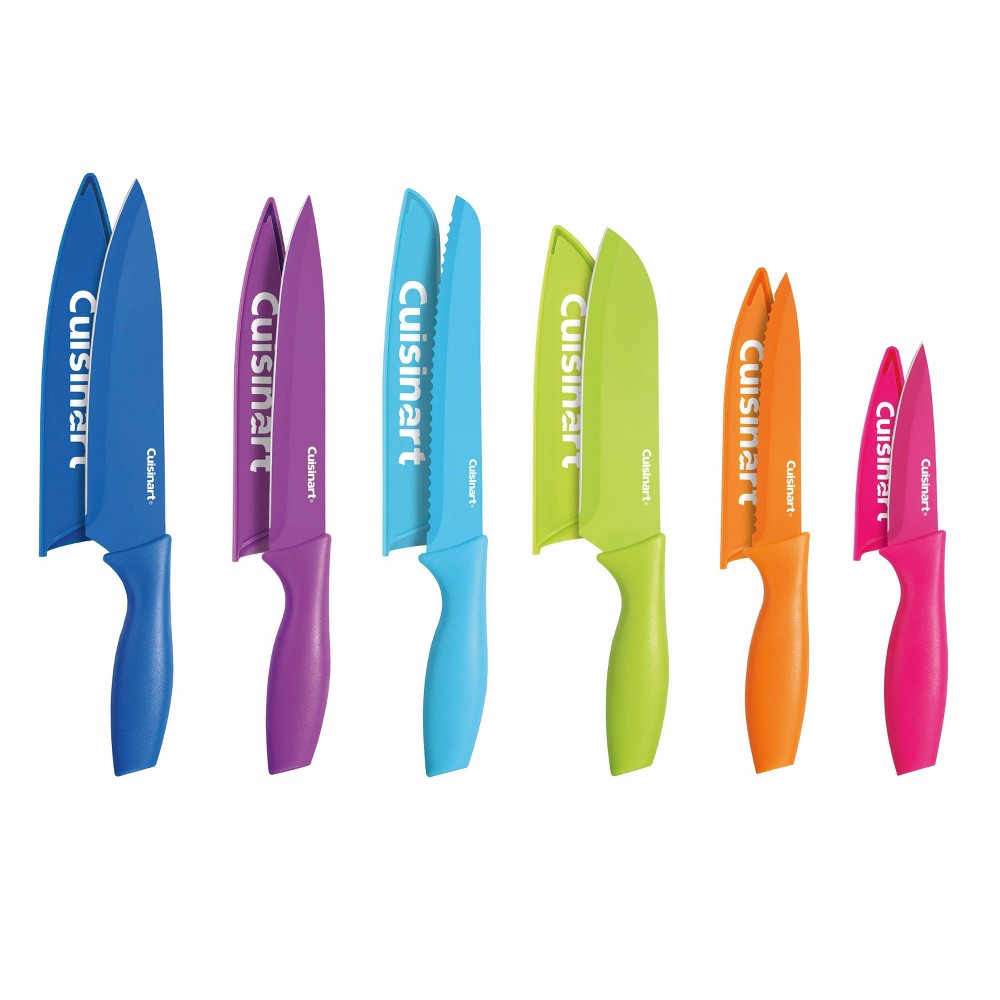 Cuisinart 12pc Ceramic Coated Knife Set