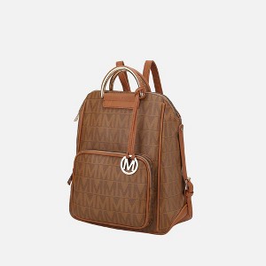 MKF Collection Cora Milan M Signature Trendy Travel Backpack by Mia K - 1 of 4