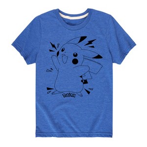 Boys' - Pokémon - Pokedex Pikachu Short Sleeve Graphic T-Shirt - 1 of 4
