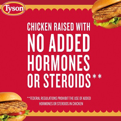 Tyson Bacon & Cheddar Boneless Chicken Burger - Frozen - 20oz