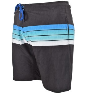 Burnside Men's Board Short Quick Dry Striped Print - 1 of 3
