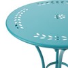 Infurnic Patio Seating Sets Modern Outdoor Furniture Set Featuring Unique Design,Perfect for Gardens, Living Spaces, Blue, 20.75"*20.5"*30.25" - 2 of 4