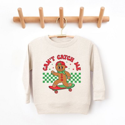 The Juniper Shop Gingerbread Man Skateboard Youth Ultra-Soft Graphic Sweatshirt