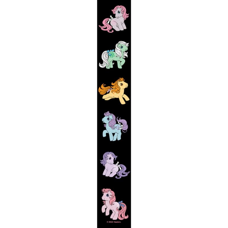 Men's My Little Pony Colorful Pony Lineup Jogger Sweatpants, 2 of 4