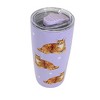 E & S Imports 7.0 Inch Tabby Orange Serengeti Tumbler Hot Or Cold Beverages Tumblers - 2 of 3