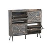 Large Shoe Storage Cabinet with 4 Flip Drawers - 2 of 4