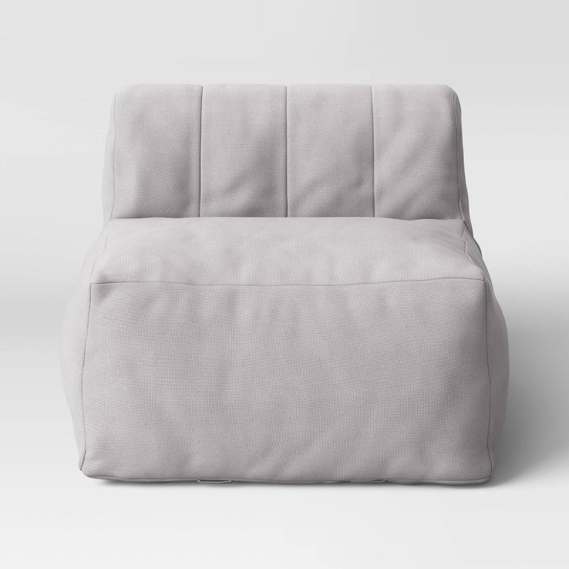 Modular Bean Bag Section Sofa Armless Gray - Room Essentials&#8482;, 4 of 7