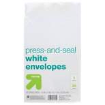 30ct 6" x 9" Press and Seal Envelopes White - up & up™