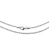 Ice City Rope Chain Necklace 24 - Silver Classic Style - 3 of 4