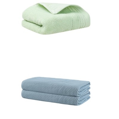 REGALWOVEN Bath Hands Towel Sets For Bathroom, Gym, SPA 2 Pack
