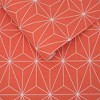 Prism Coral Orange Geometric Paste the Wall Wallpaper - 3 of 4