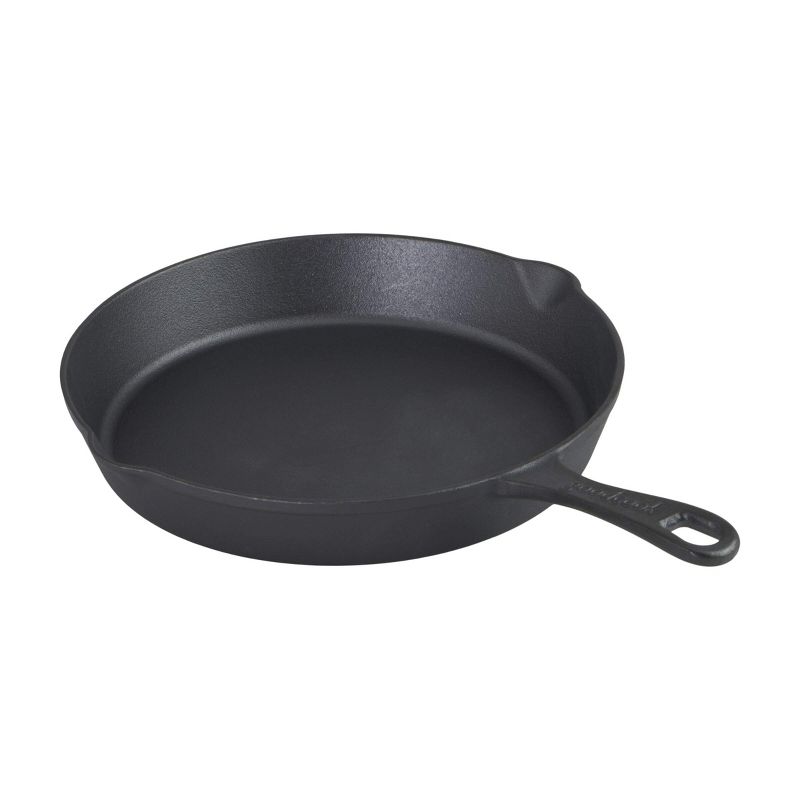 GoodCook 10&#34; Cast Iron Skillet Pan with Rim, 2 of 8