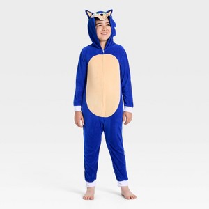 boys' sonic the hedgehog snowboard blanket sleeper union suit Boys' Sonic the Hedgehog Union Suit