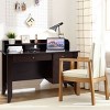 Costway Computer Desk PC Laptop Writing Table Workstation Student Study Furniture Brown - 2 of 4