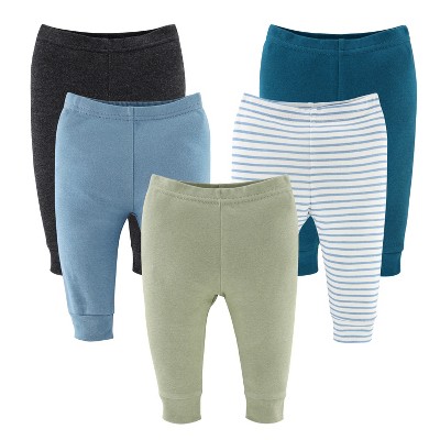 The Peanutshell Baby Boy Pants, 5-Pack, Boy Basics