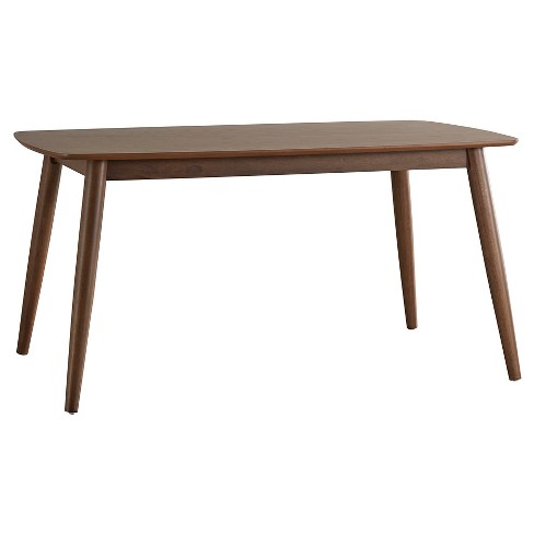 Cortland Danish Modern Dining Table Walnut Inspire Q Target