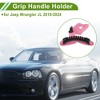 Unique Bargains Roll Bar Grab Handles for Jeep Wrangler JL 2018-2024 Nylon PVC - 3 of 4