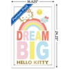 Trends International Hello Kitty and Friends: 19 Rainbow - Kitty Framed Wall Poster Prints - 3 of 4