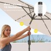 Sonkuki 7.5 ft Outdoor LED Solar Lighted Patio Market Umbrella w/ Push Button Tilt - 3 of 4