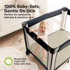 KeaBabies 2-Pack Isla Mini Crib Sheets, Pack and Play Sheets Fitted, Pack N Play Sheets, Fitted Crib Sheet - 4 of 4