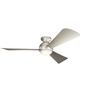 Kichler Lighting Sola 1 - Light Ceiling Fan in  Brushed Nickel - 1 of 4
